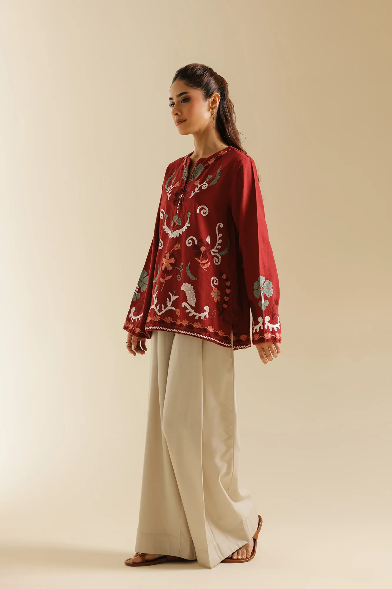 EMBROIDERED KURTI (E0669/119/416) - Image 3
