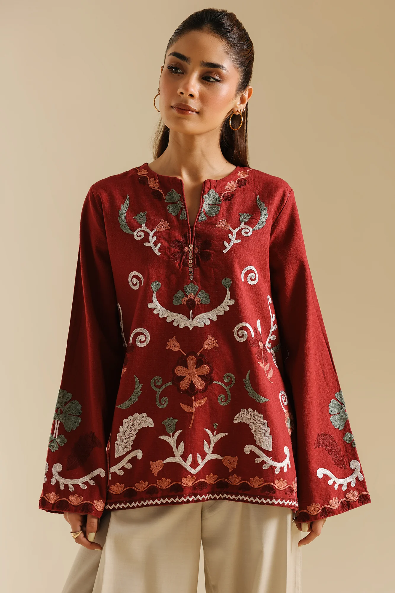 EMBROIDERED KURTI (E0669/119/416) - Image 5