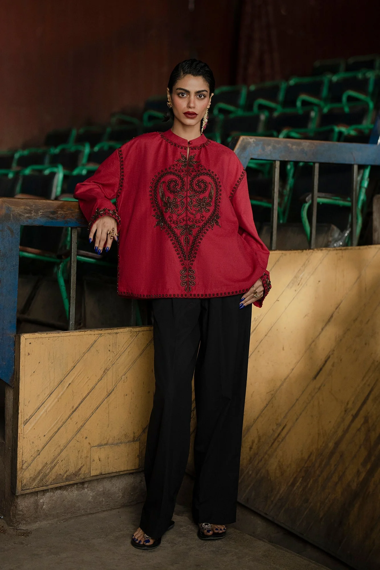 EMBROIDERED TOP (E0626/119/402) - Image 2