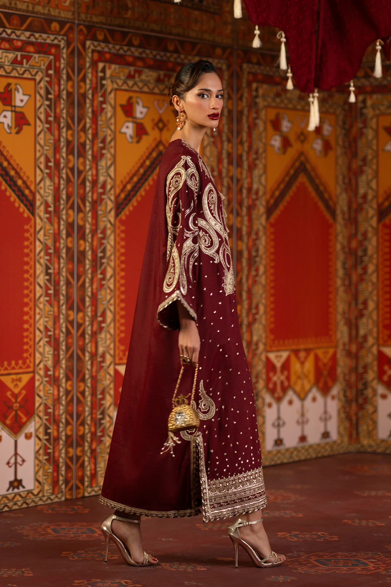 EMBROIDERED KAFTAN (E1069/104/415) - Image 3
