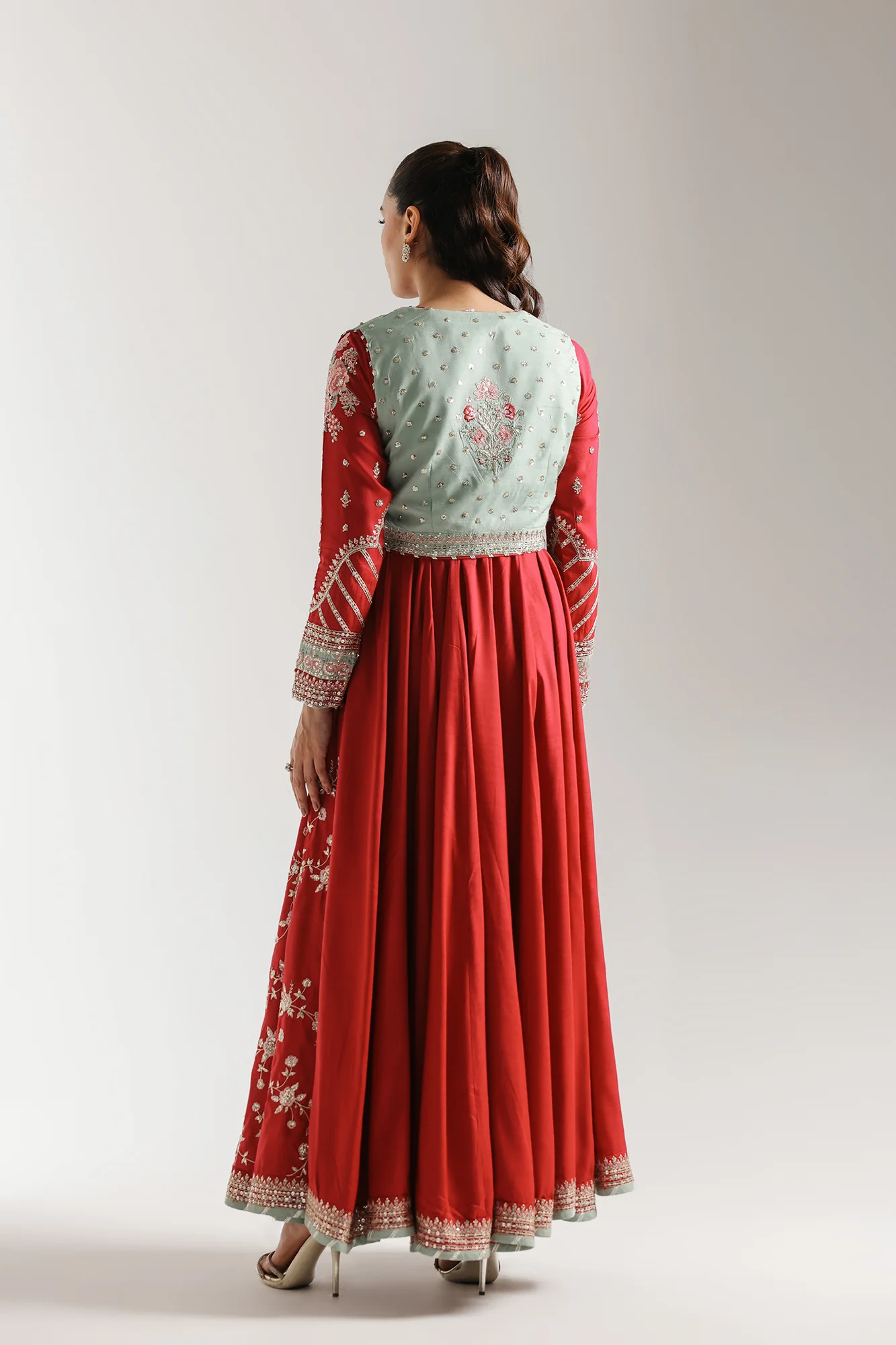 EMBROIDERED PISHWAS (E0954/104/808) - Image 4