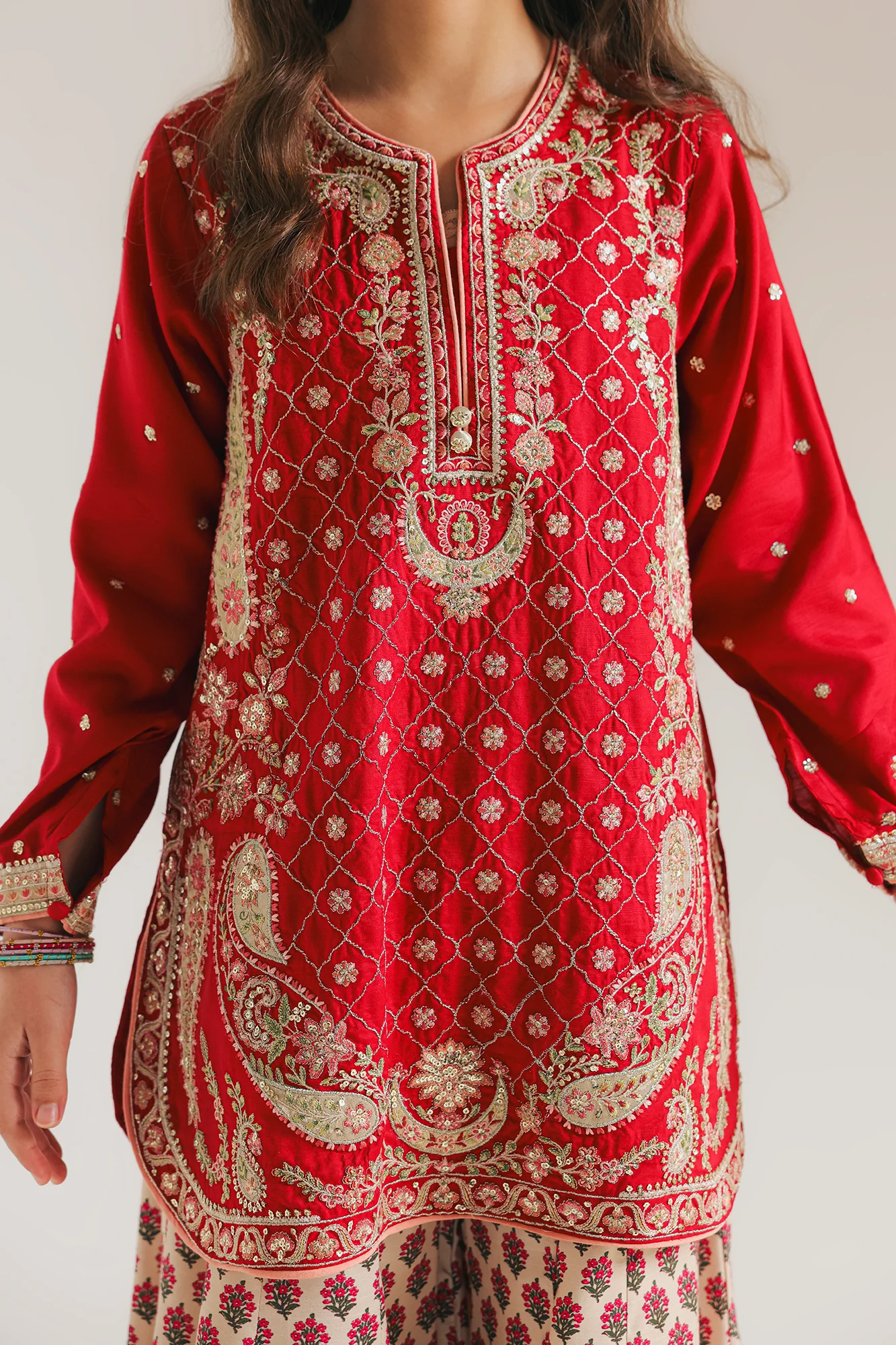 EMBROIDERED SUIT (E0807/404/301) - Image 6