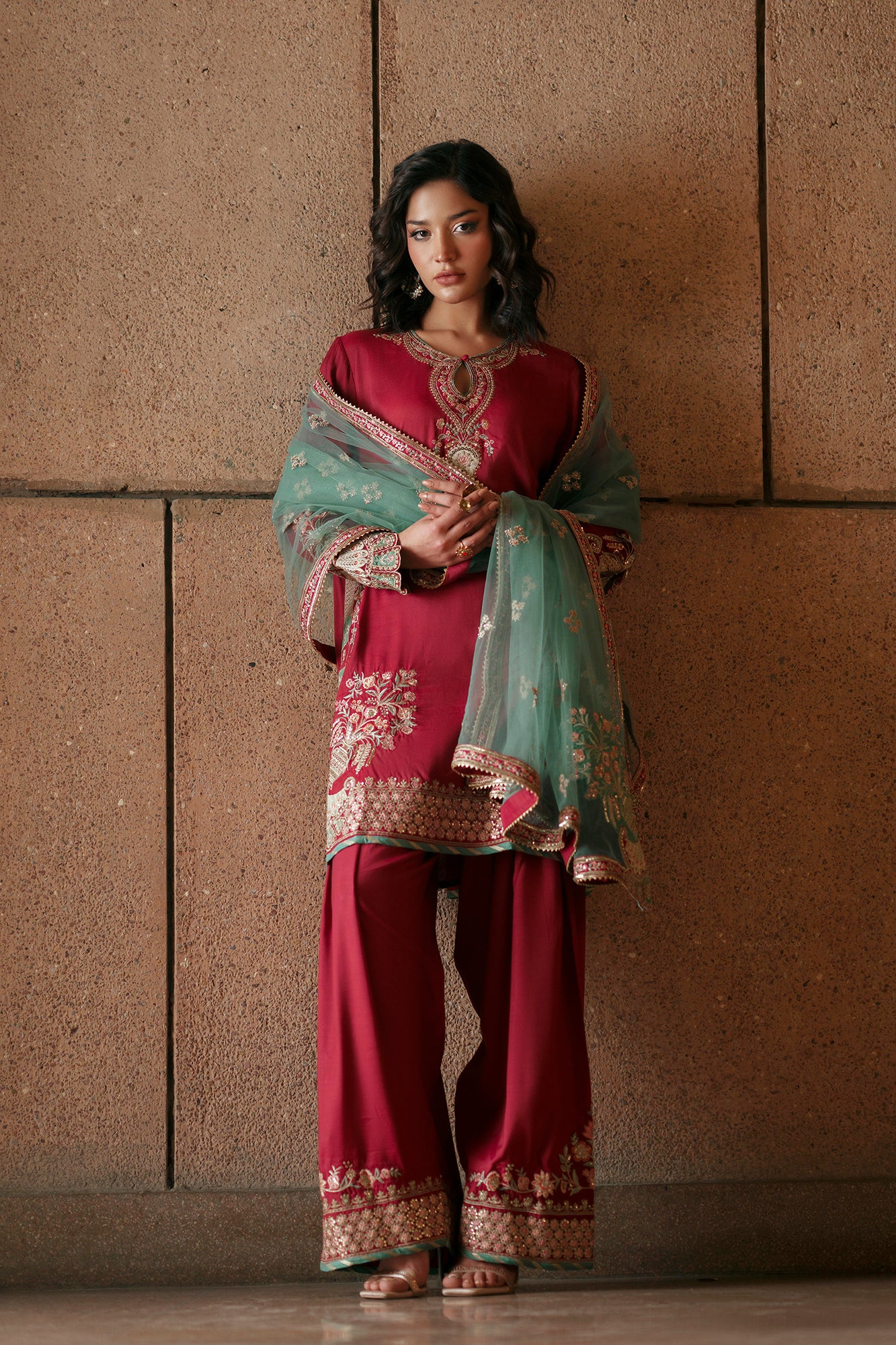 EMBROIDERED SUIT (E1030/104/416) - Image 3