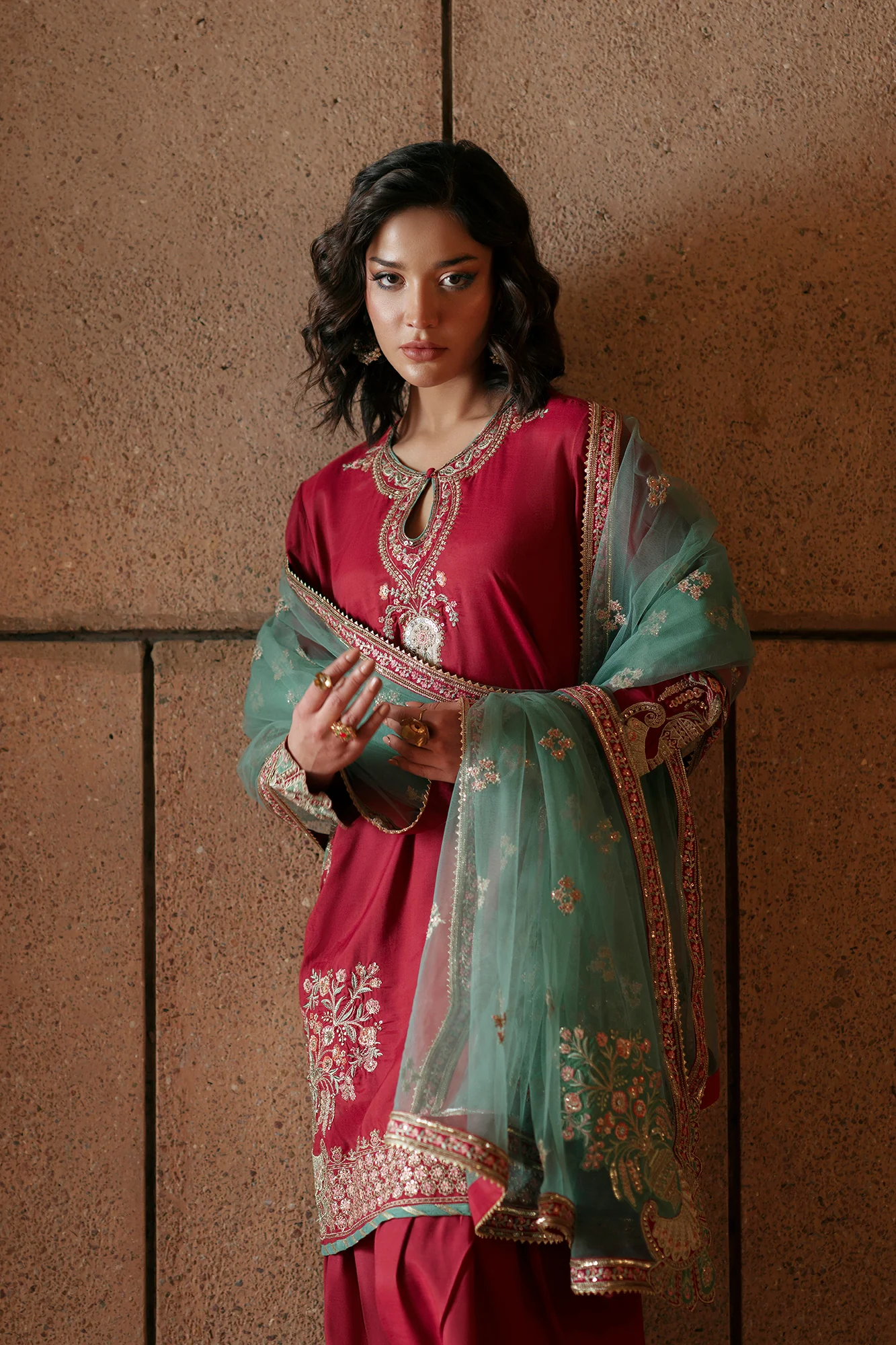 EMBROIDERED SUIT (E1030/104/416) - Image 4