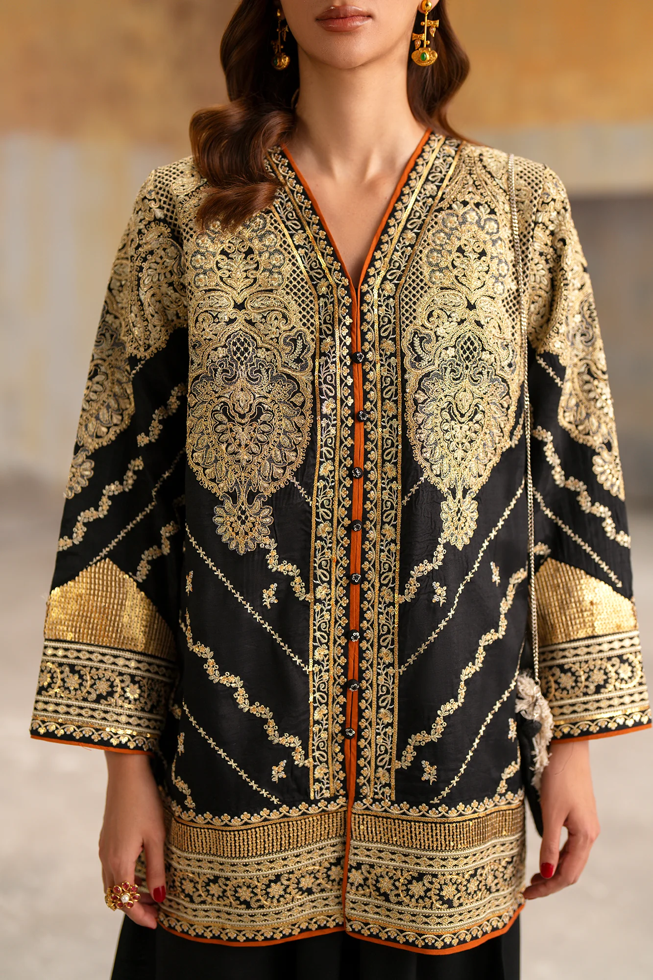 EMBROIDERED SUIT (E1050/104/902) - Image 4
