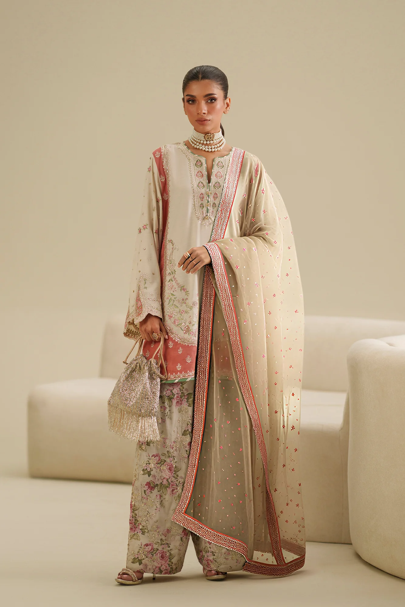 EMBROIDERED SUIT (E1059/104/005) - Image 2