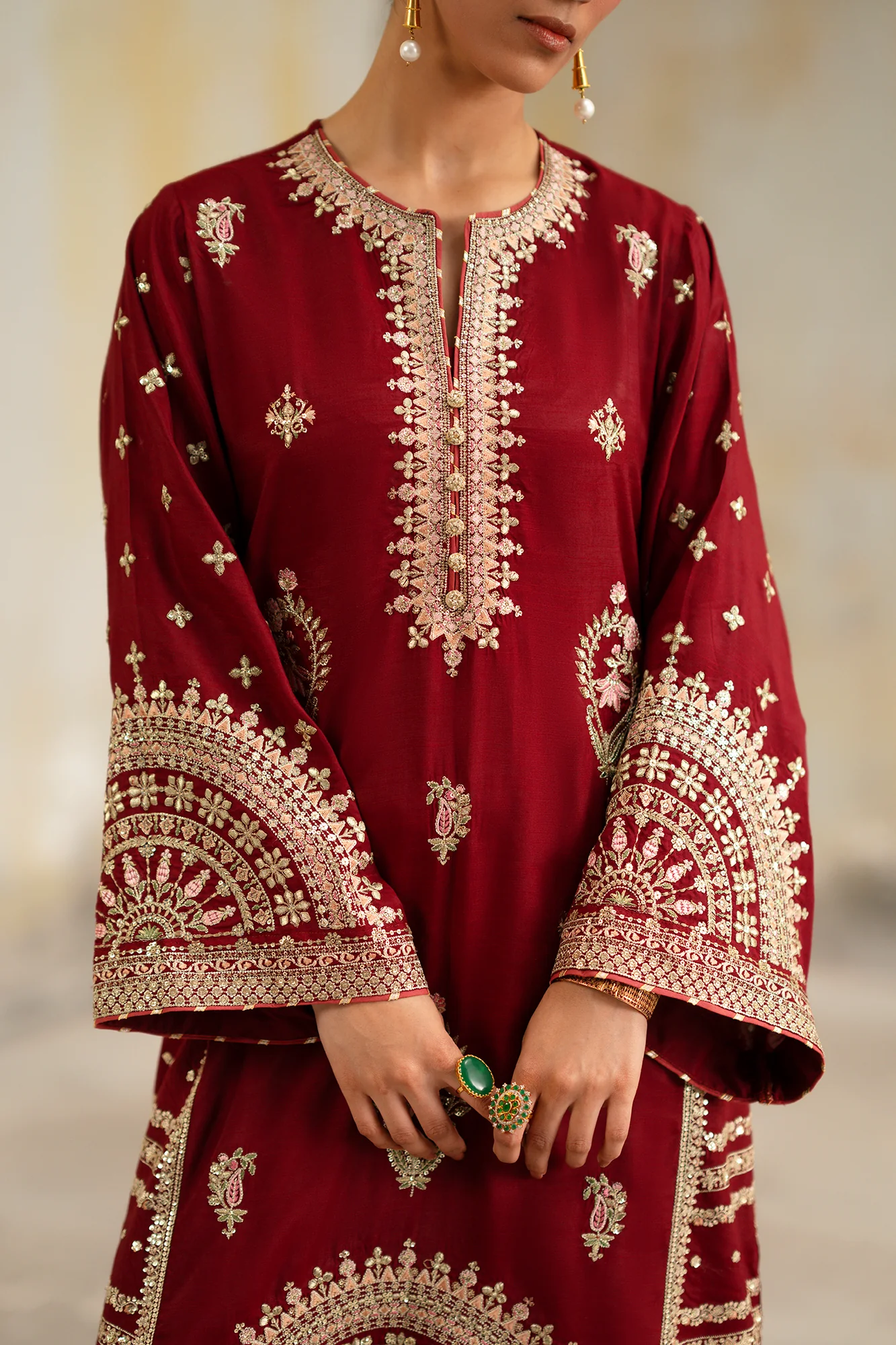 EMBROIDERED SUIT (E1070/104/305) - Image 5