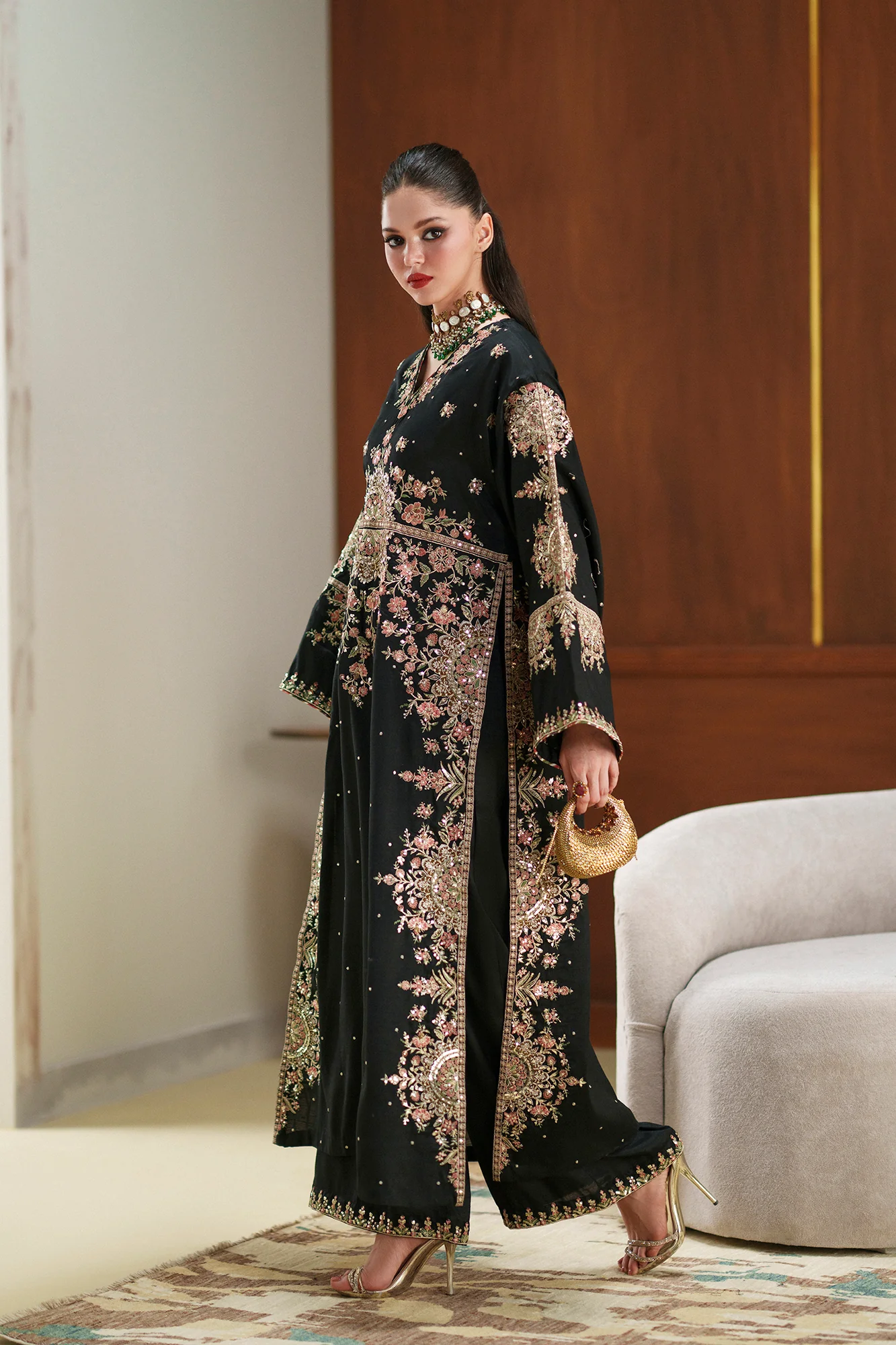 EMBROIDERED SUIT (E1104/104/902) - Image 3