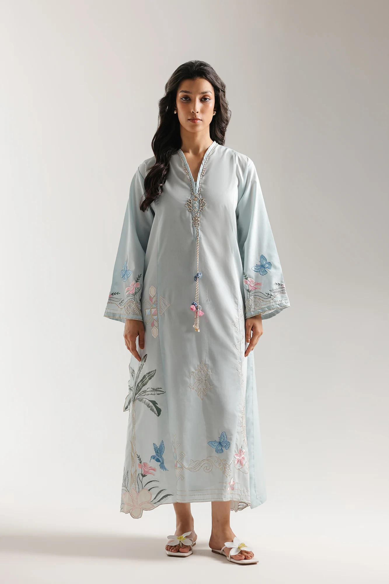 EMBROIDERED DRESS (E7725/102/635)
