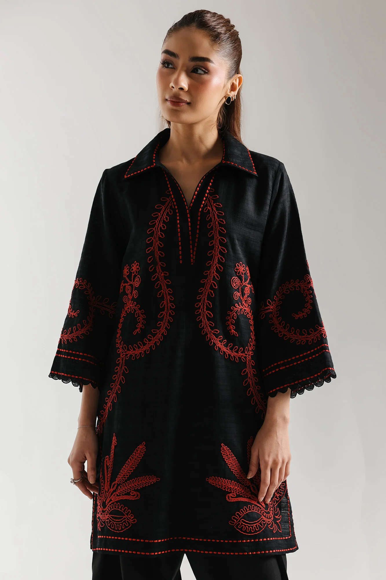 EMBROIDERED SHIRT (E7573/102/901) - Image 5