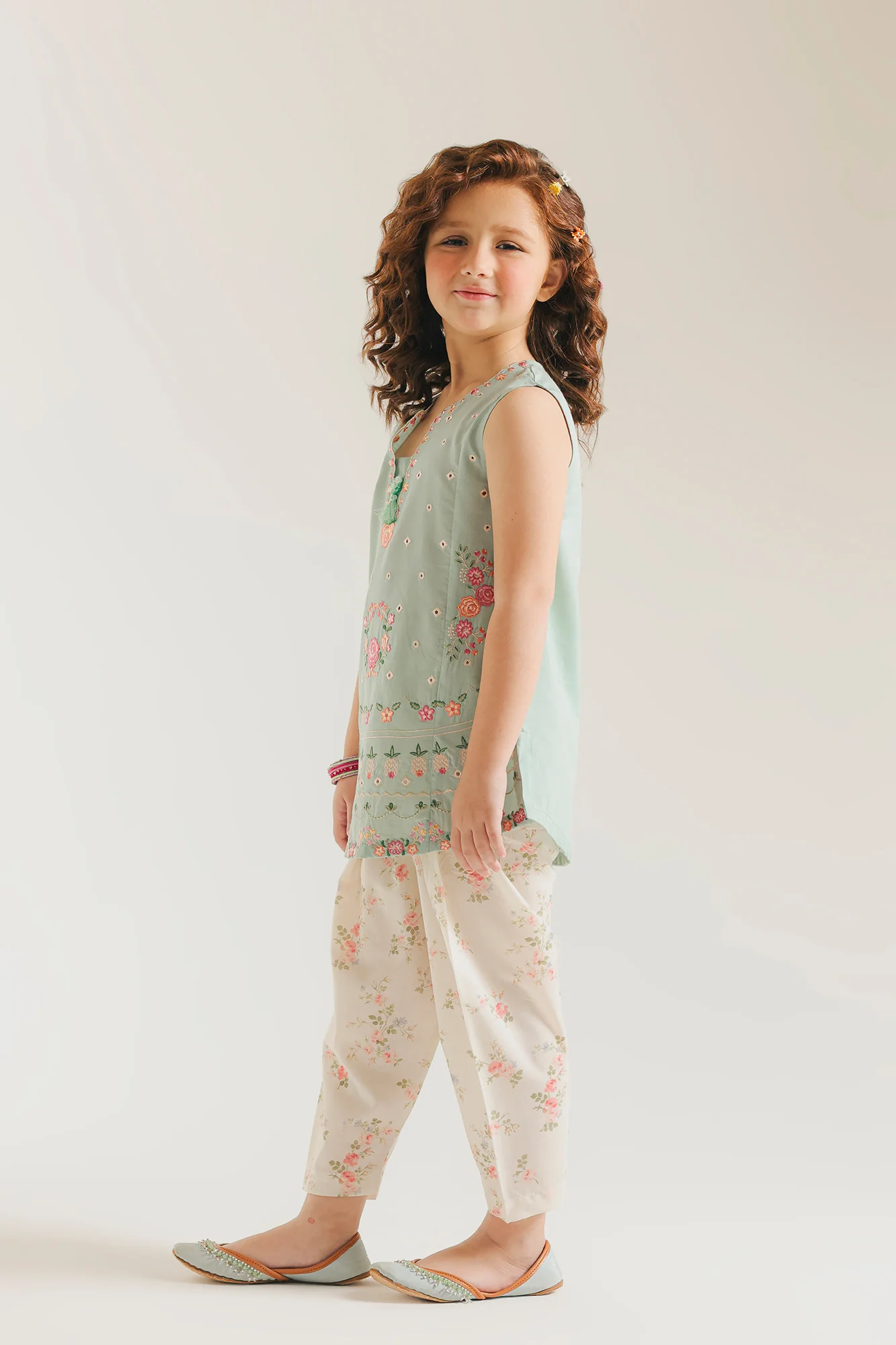 EMBROIDERED SUIT (E1502/402/615) - Image 3