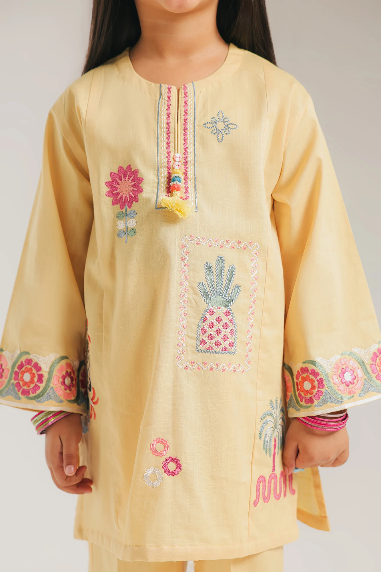 EMBROIDERED SUIT (E1509/402/110) - Image 5