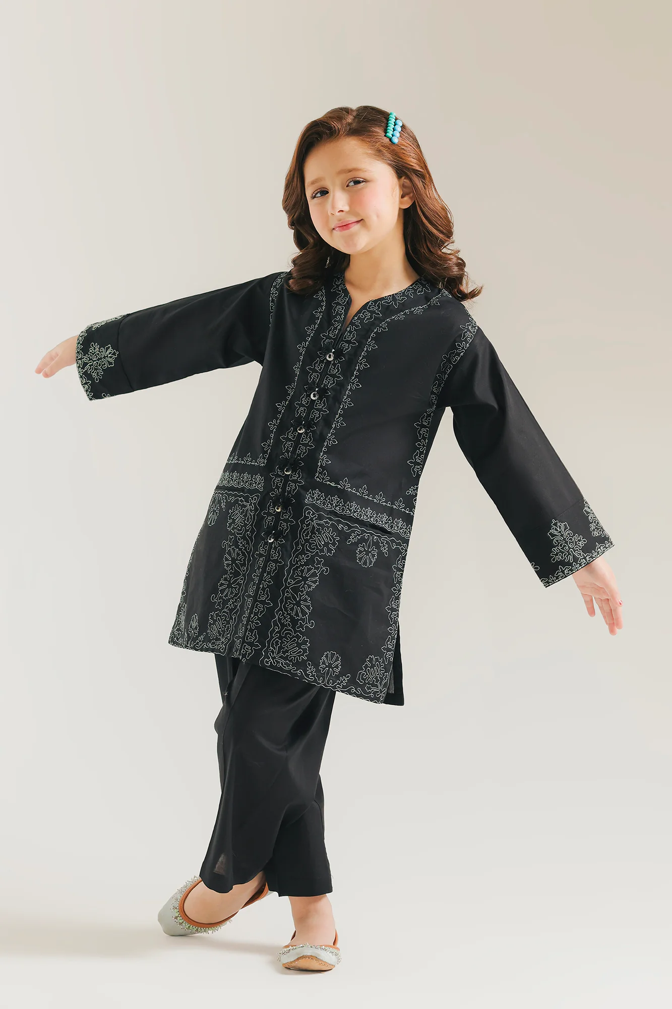 EMBROIDERED SUIT (E1555/402/901 E1555/302/901) - Image 3