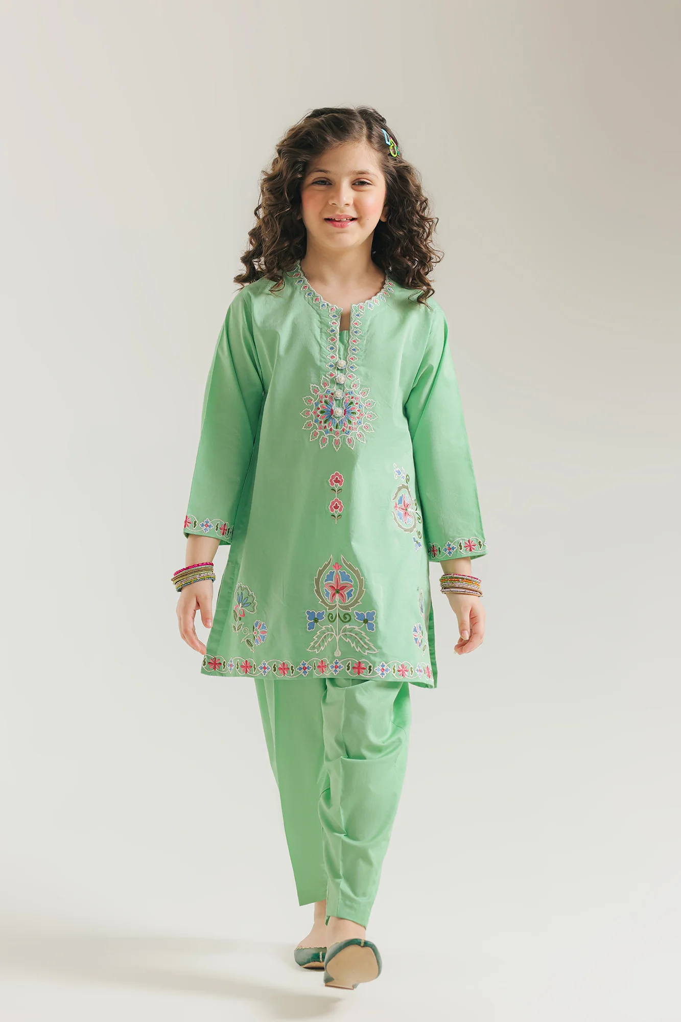 EMBROIDERED SUIT (E1566/402/714 E1566/302/714) - Image 2