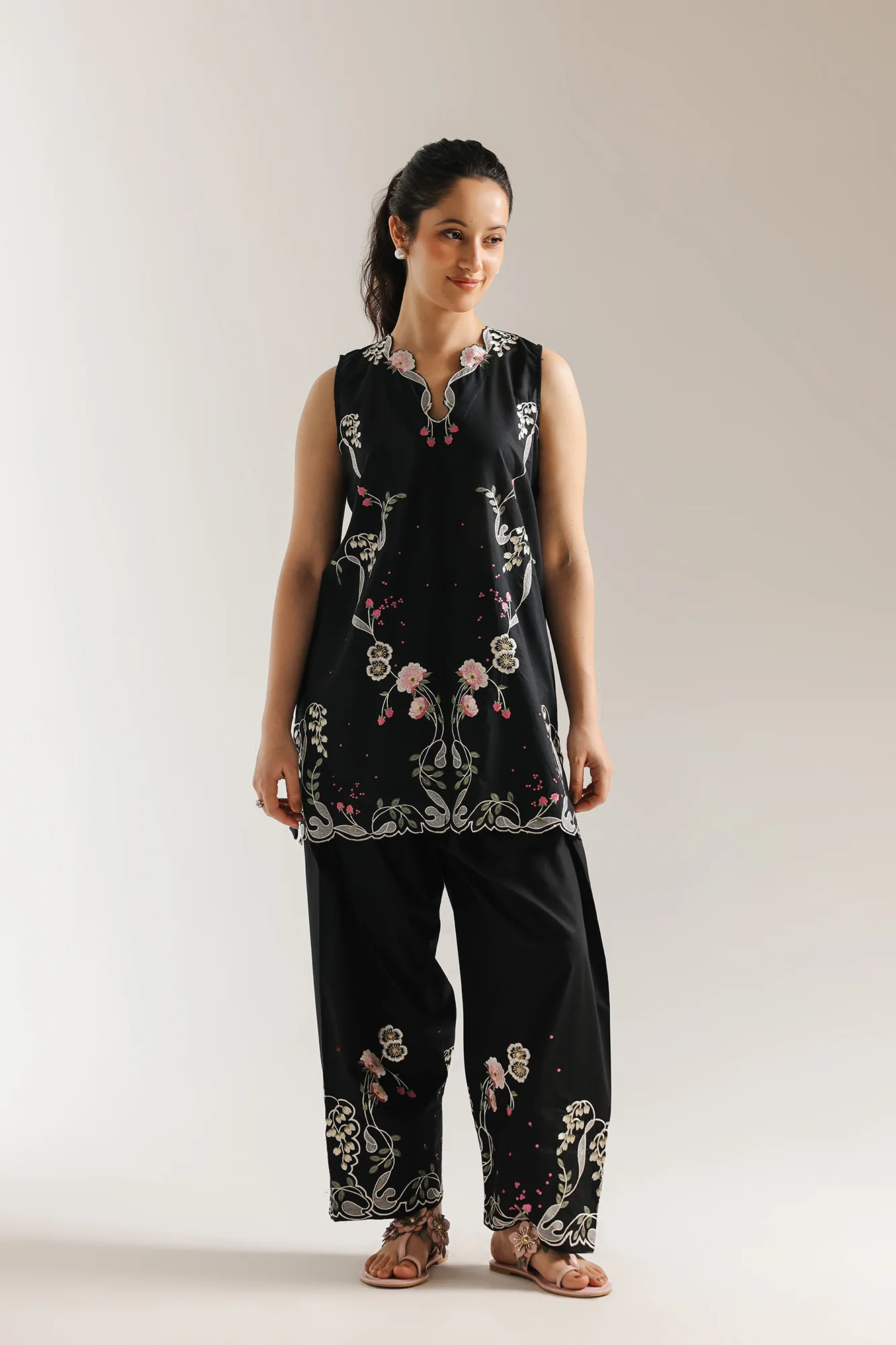 EMBROIDERED SUIT (E7684/102/902) - Image 2