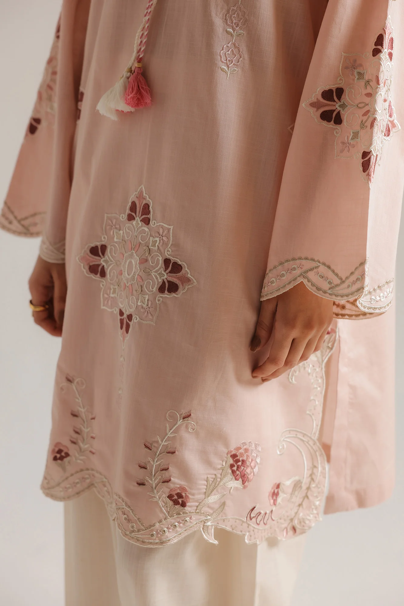 EMBROIDERED SUIT (E7787/102/316) - Image 6