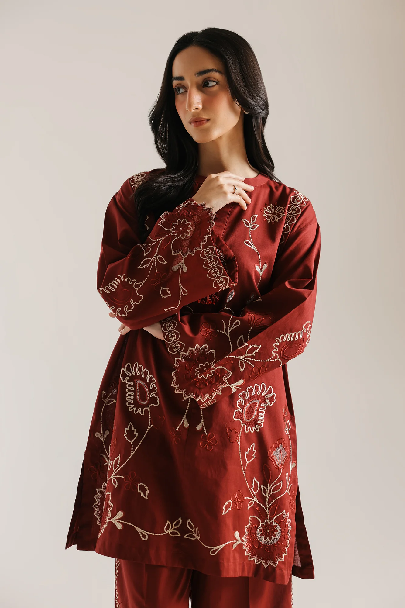 EMBROIDERED SUIT (E7788/102/319) - Image 5