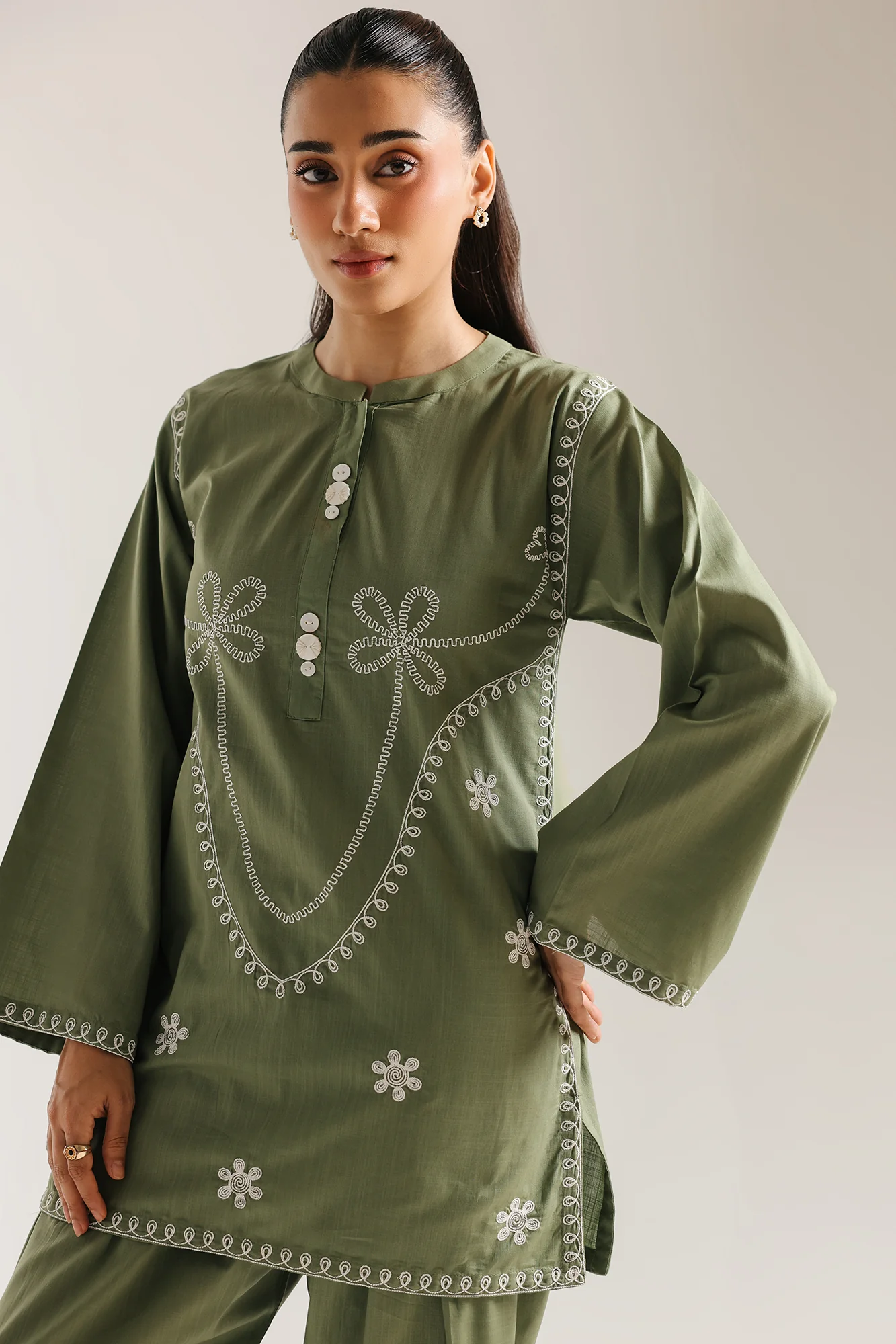 EMBROIDERED SUIT (E7789/102/122) - Image 5