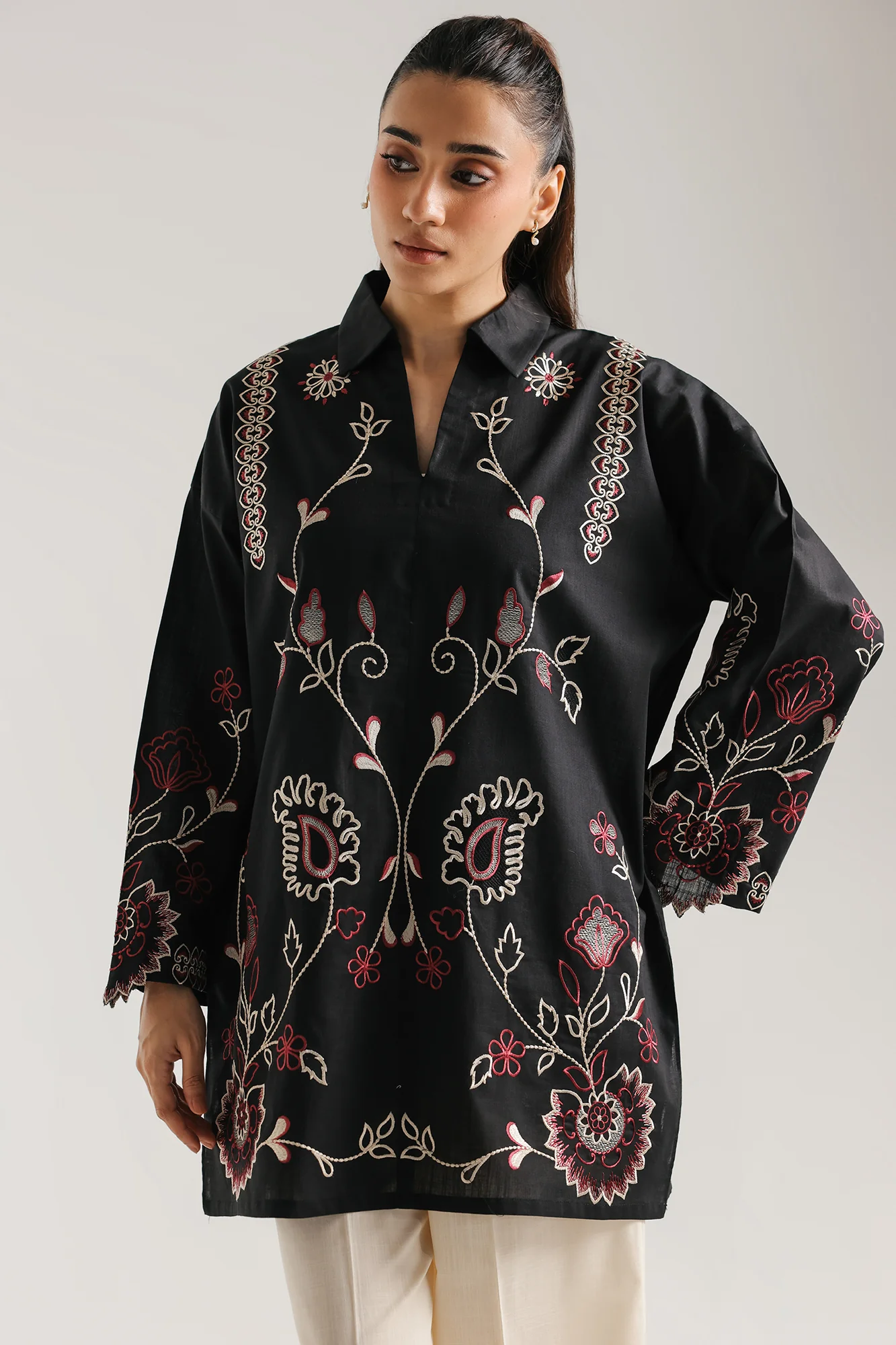 EMBROIDERED SUIT (E7813/102/901) - Image 5
