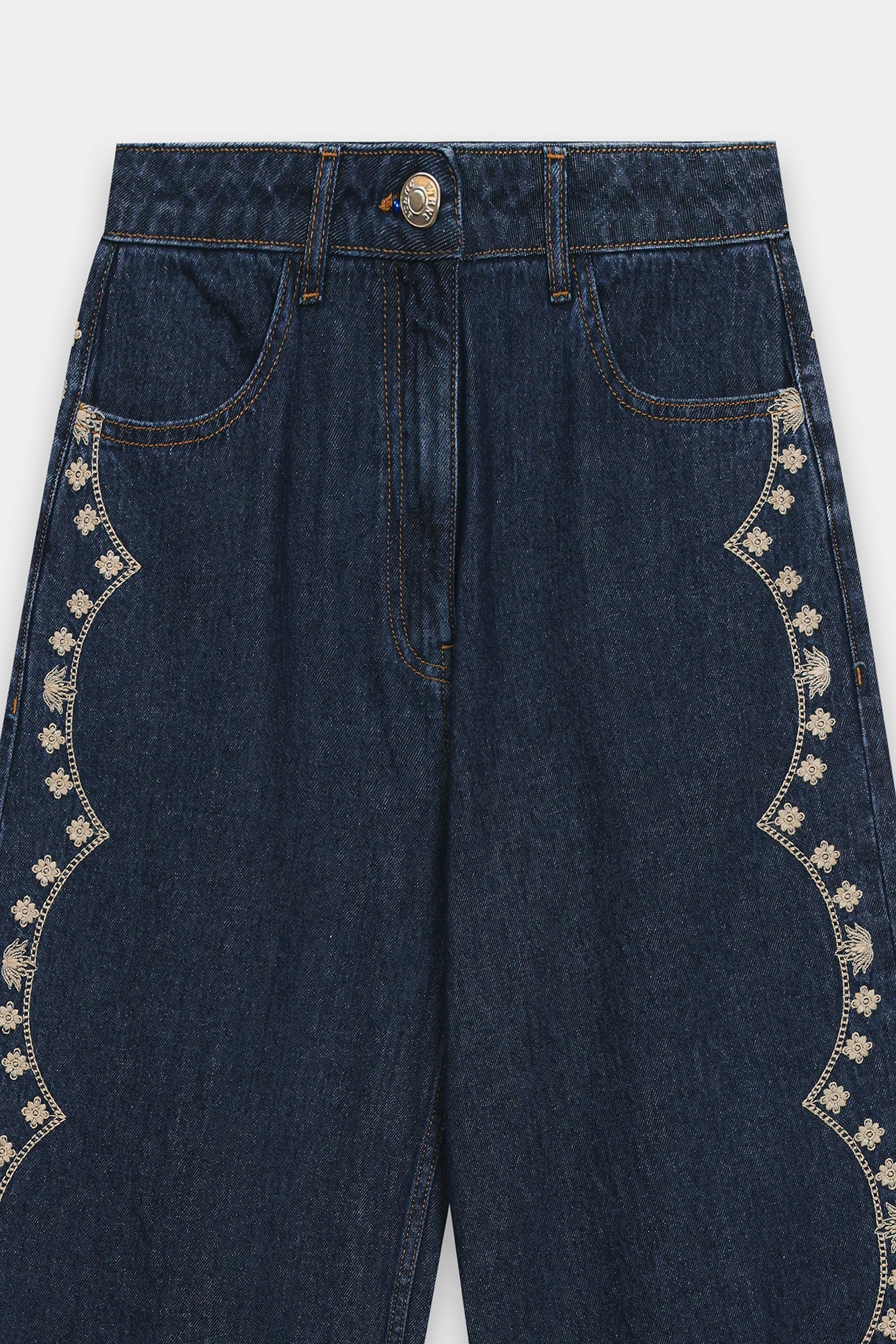EMBROIDERED JEANS (E1027/101/622) - Image 8