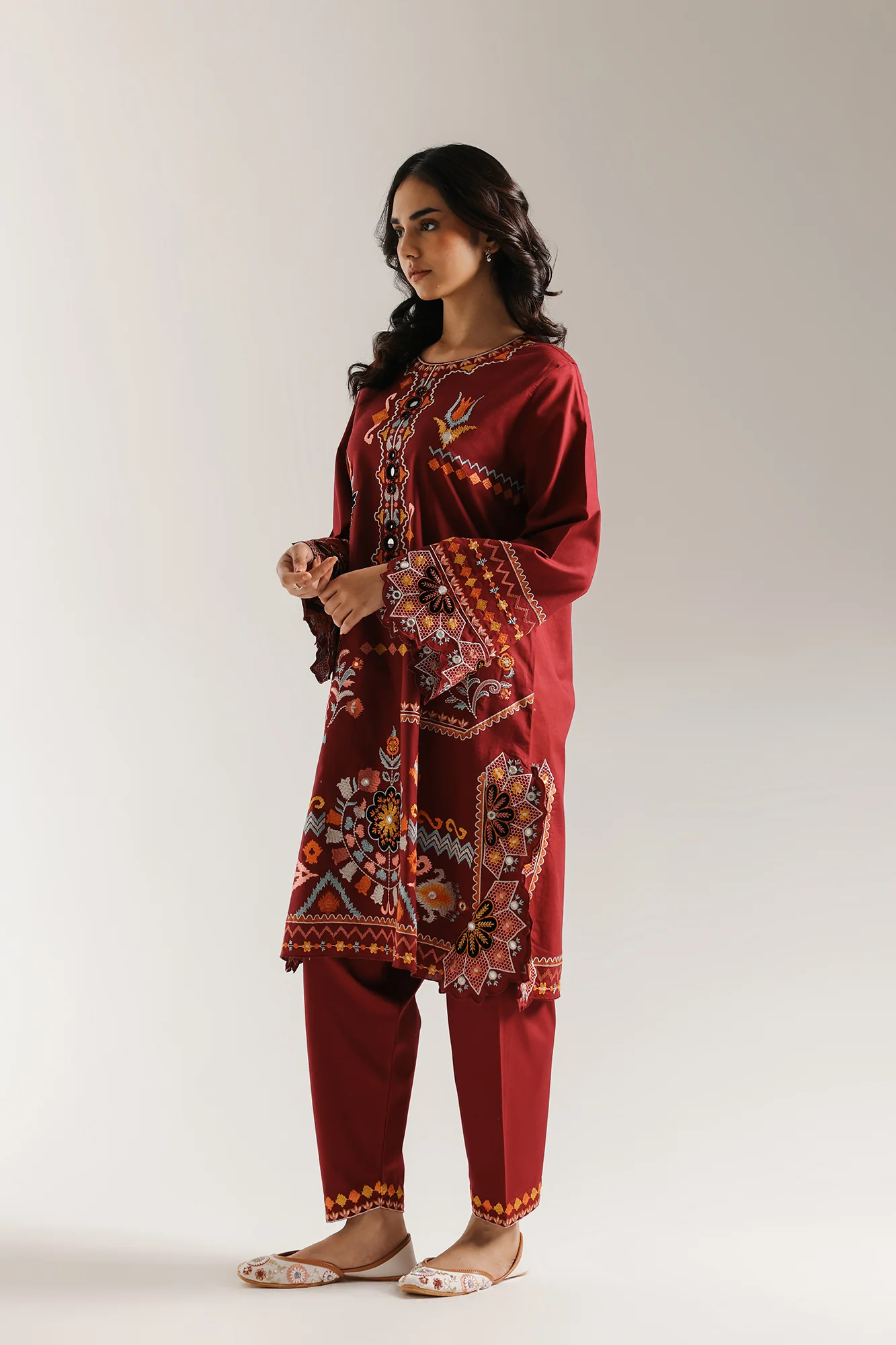 EMBROIDERED SUIT (E3651/103/403) - Image 3