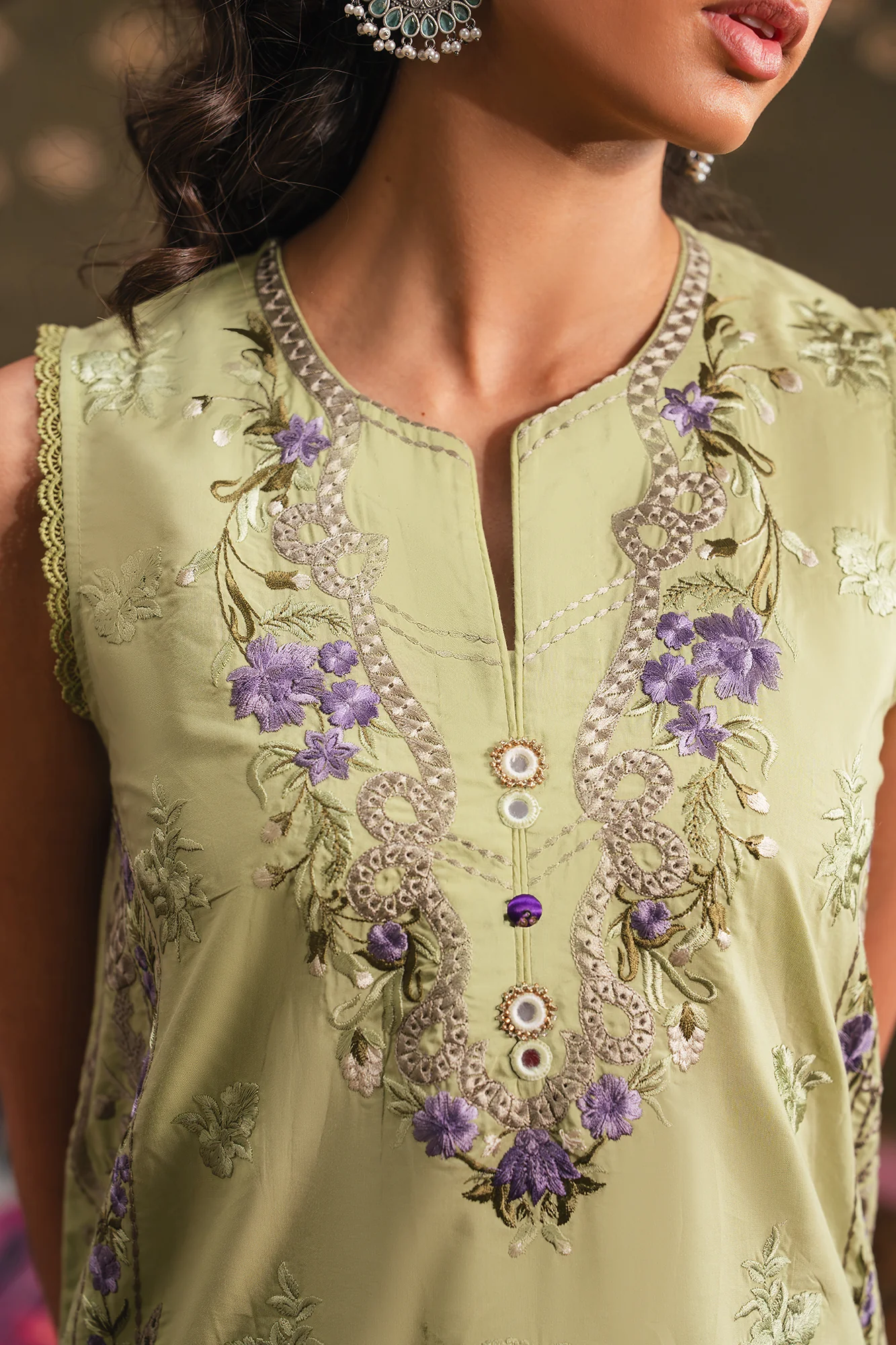 EMBROIDERED SUIT (E4058/103/127) - Image 7