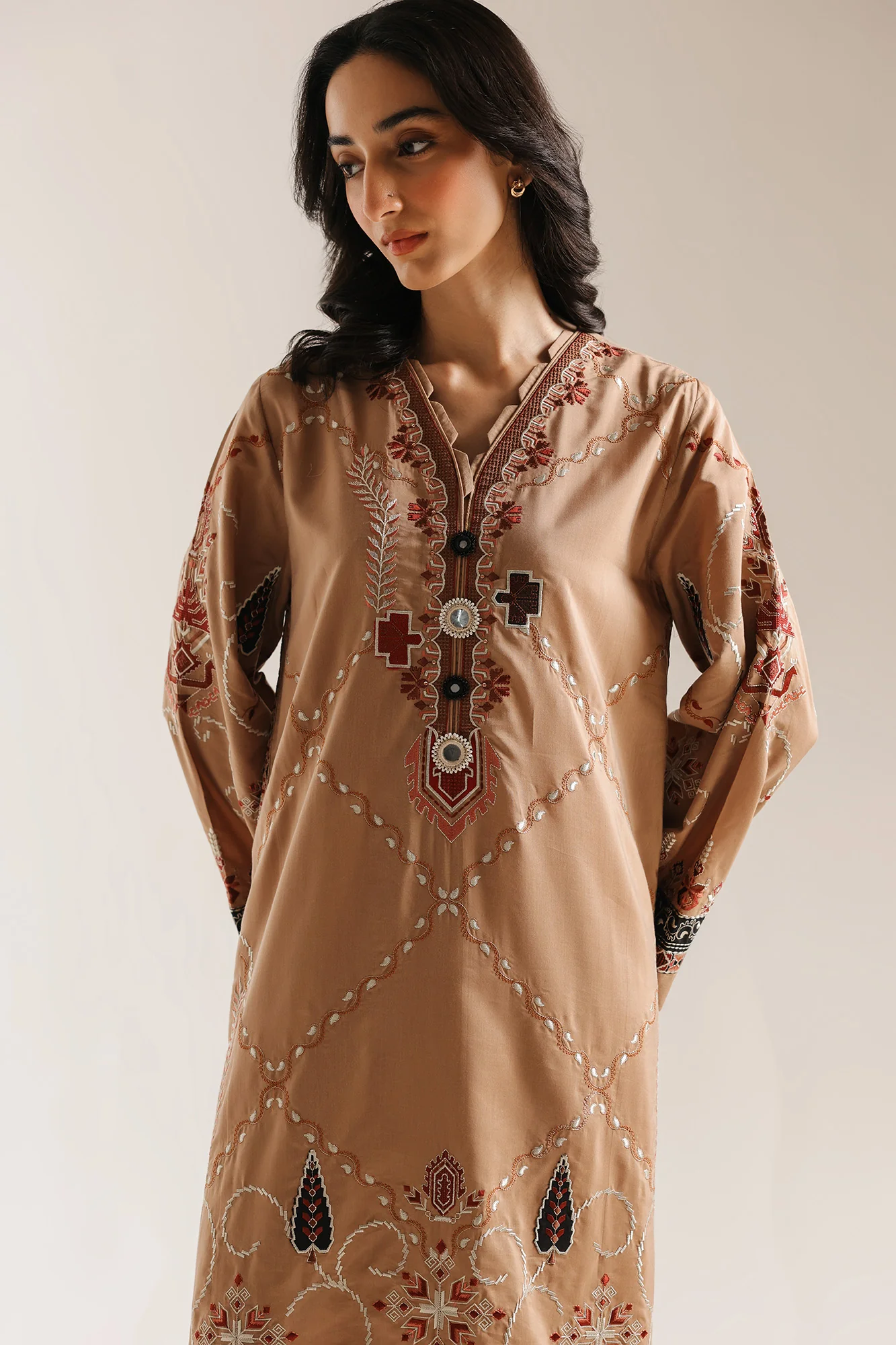 EMBROIDERED SUIT (E4068/103/804) - Image 5
