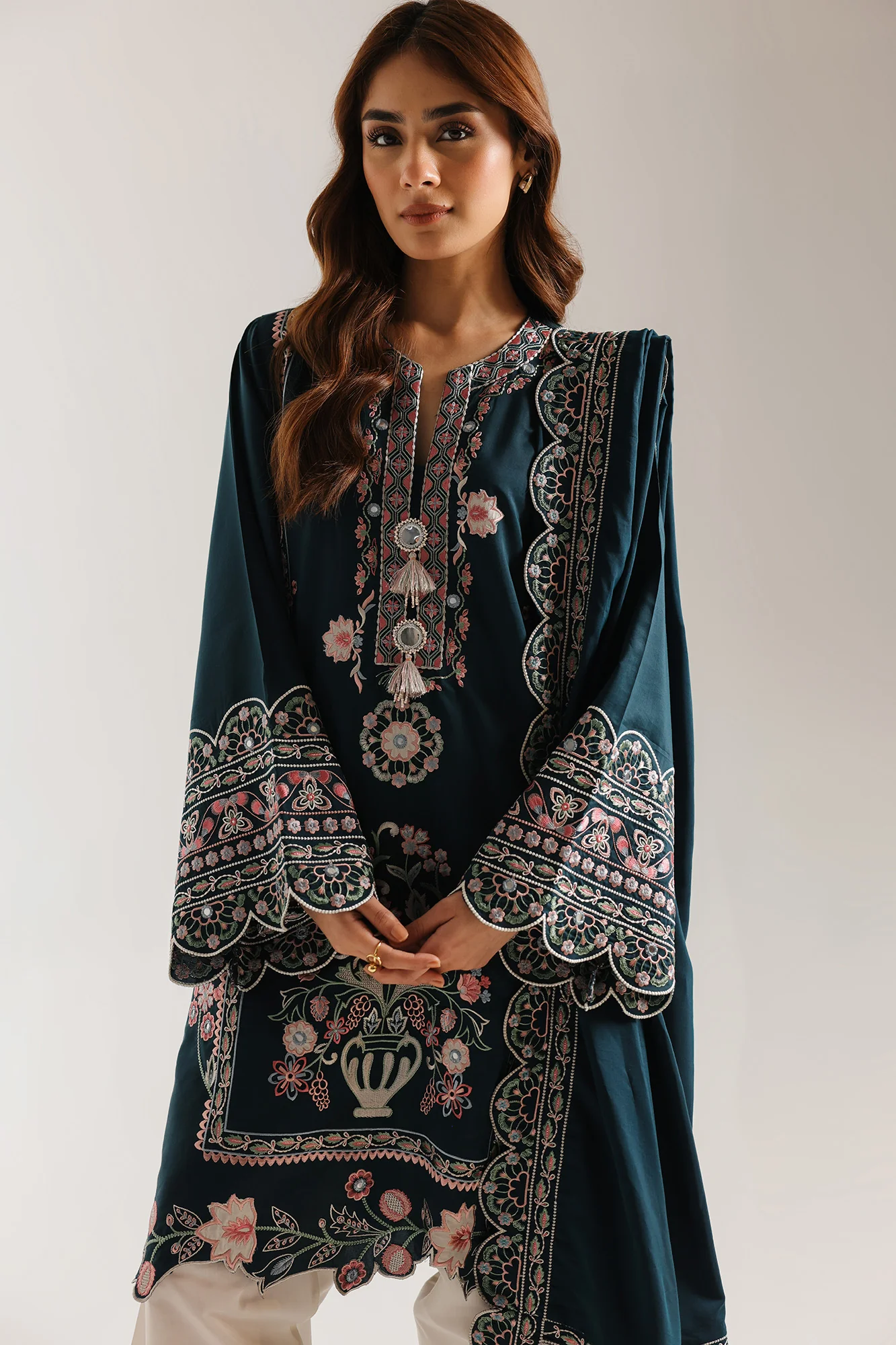 EMBROIDERED SUIT (E4069/103/602) - Image 5