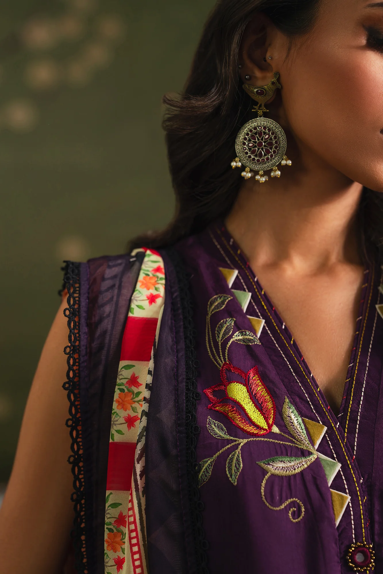EMBROIDERED SUIT (E4132/103/518) - Image 3