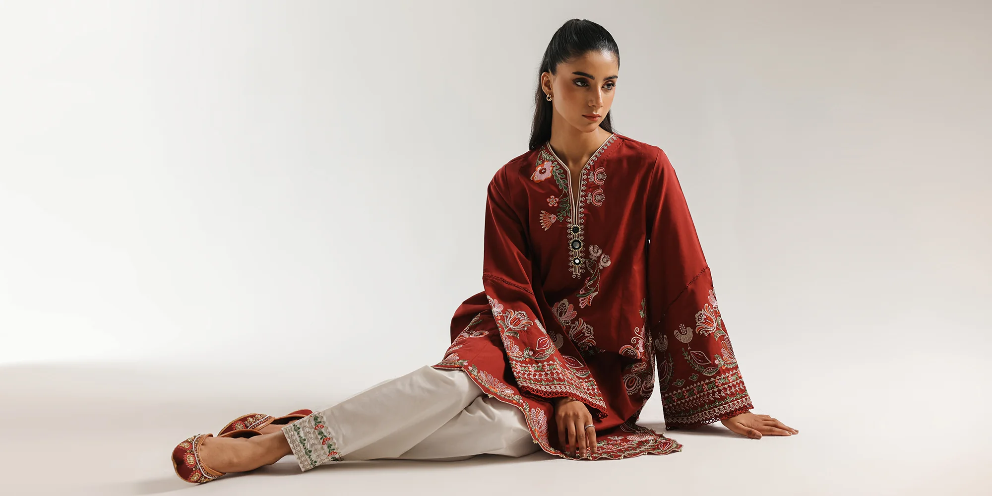 EMBROIDERED SUIT (E4169/103/414) - Image 4