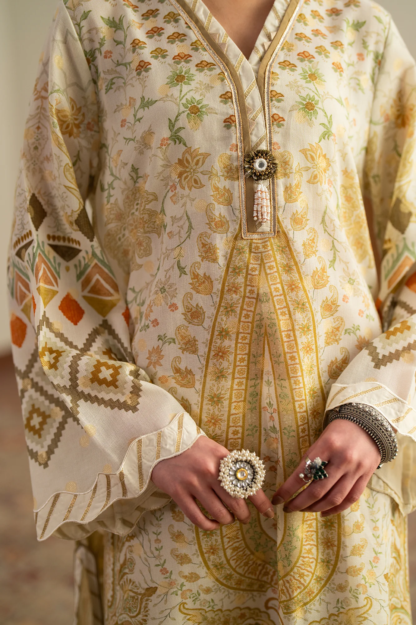 EMBROIDERED SUIT (E4191/103/003) - Image 6
