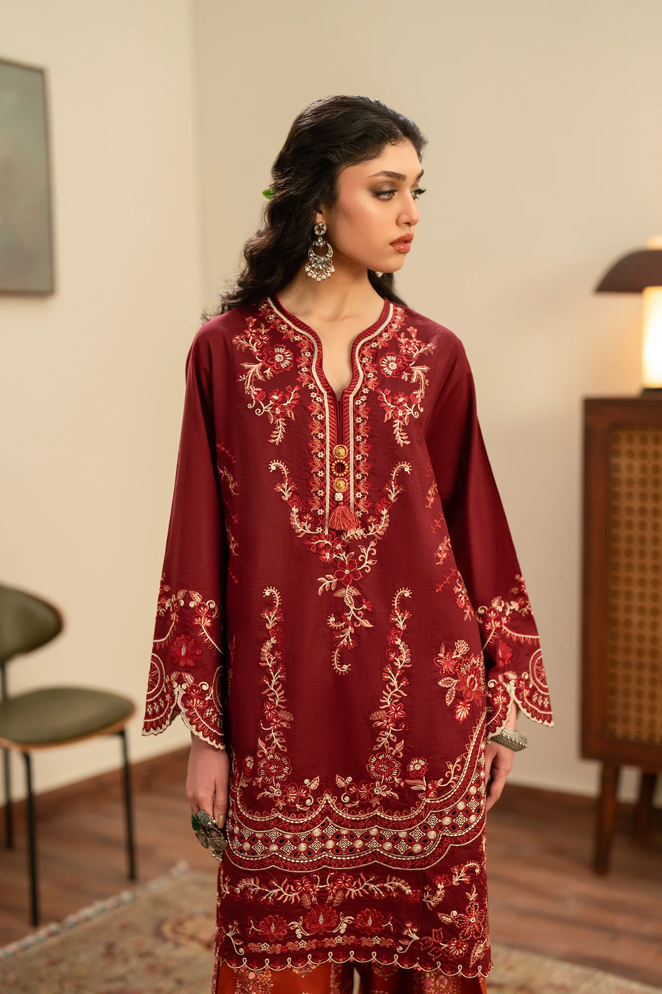 EMBROIDERED SUIT (E4356/103/303) - Image 7
