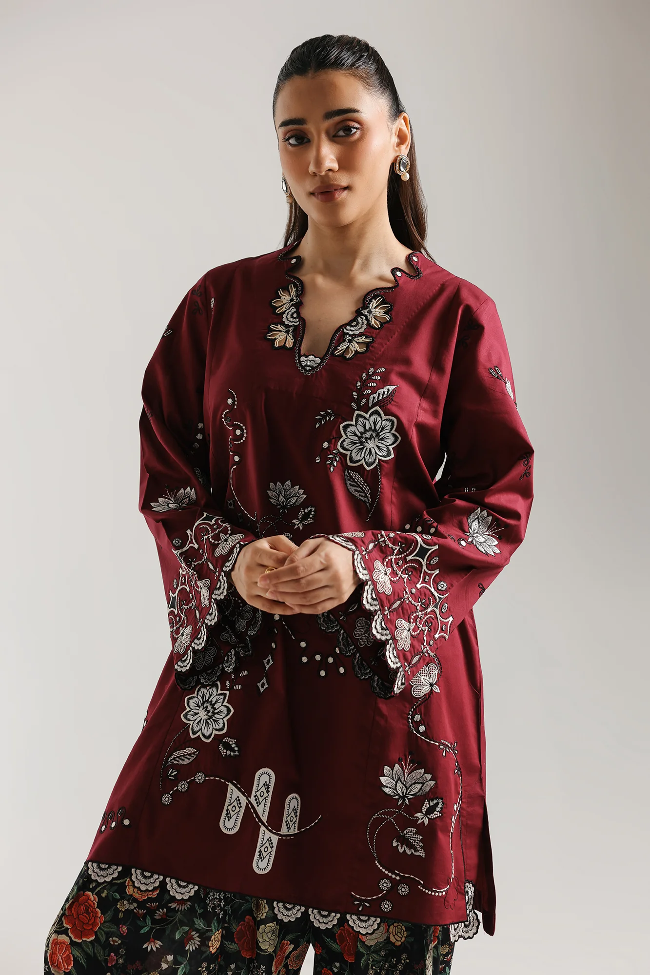 EMBROIDERED SUIT (E4368/103/304) - Image 4