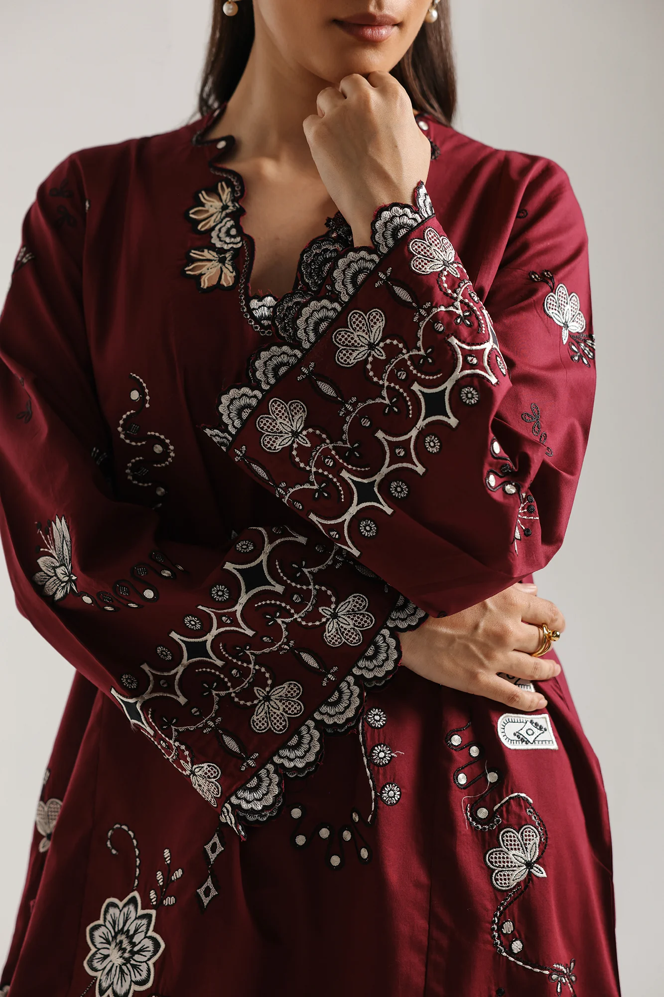 EMBROIDERED SUIT (E4368/103/304) - Image 5