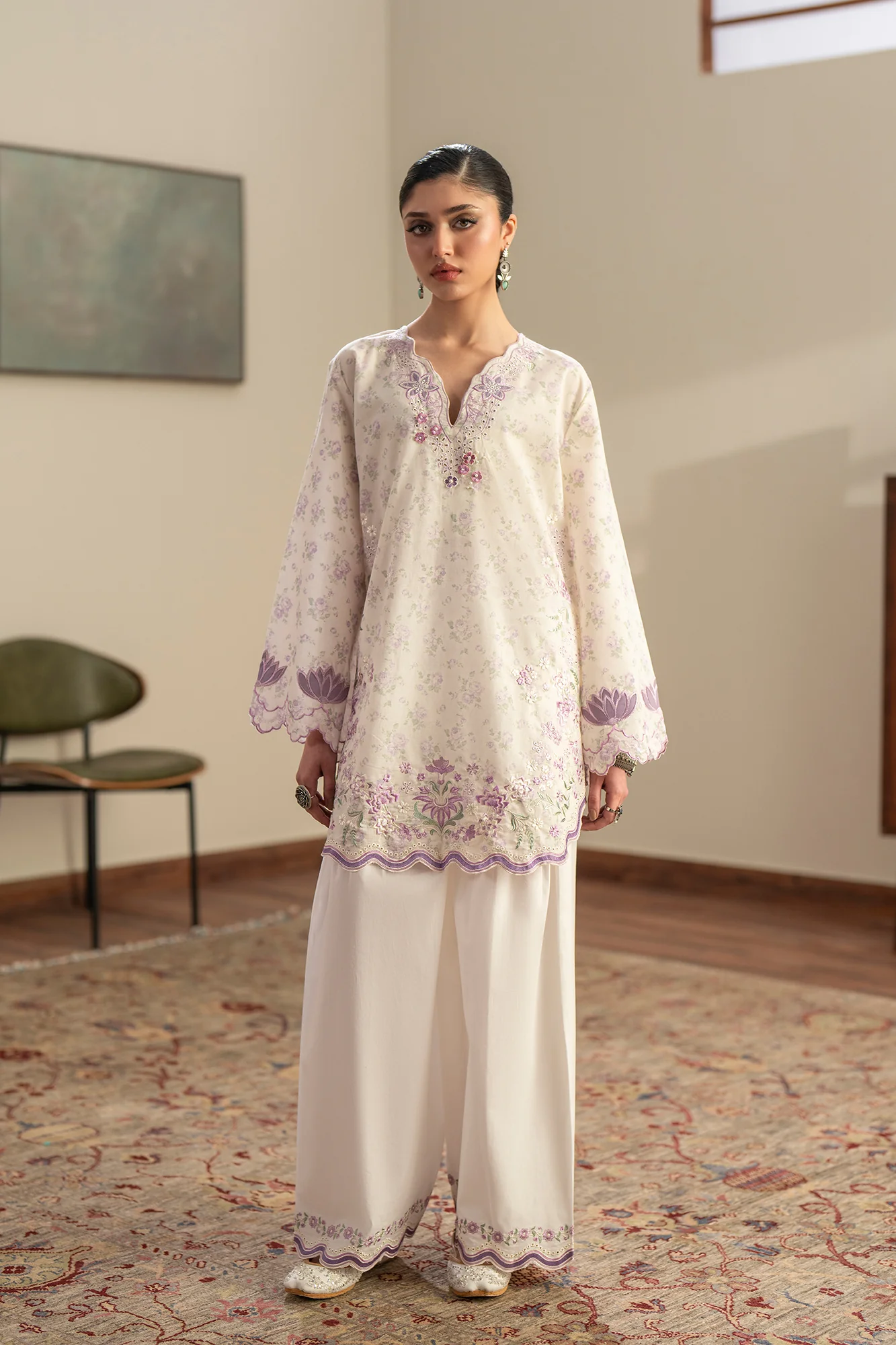 EMBROIDERED SUIT (E4422/103/001) - Image 2