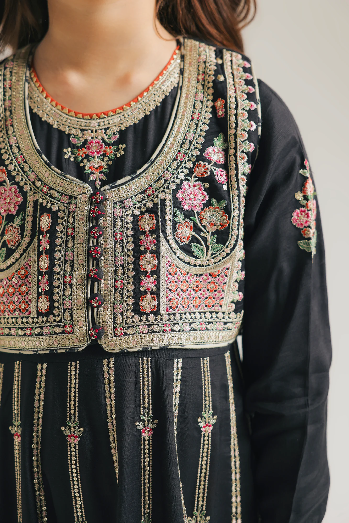 EMBROIDERED DRESS (E0309/415/902 E0309/315/902) - Image 8