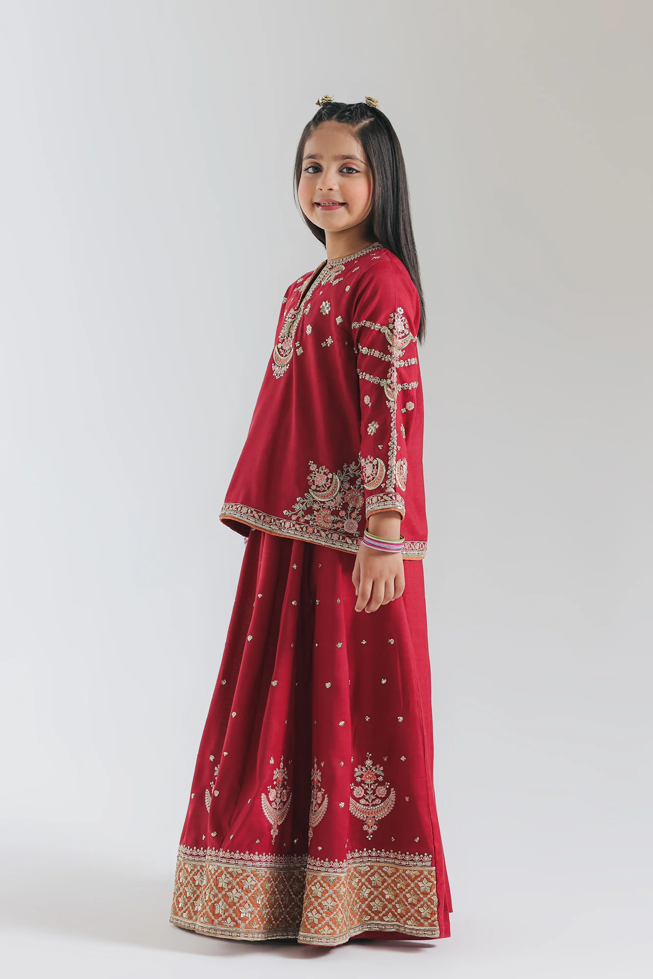 EMBROIDERED SUIT (E0256/415/306) - Image 4